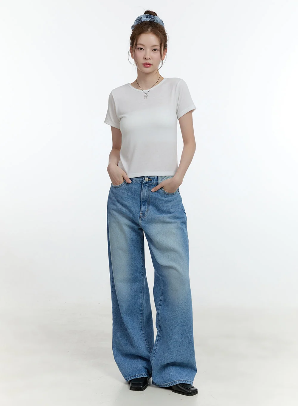 Basic Short Sleeve Top CF503 - Image 2