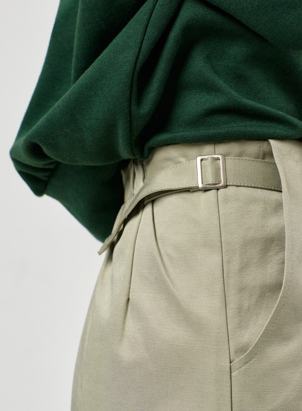 Basic Solid Mid Skirt OF406 - Image 7