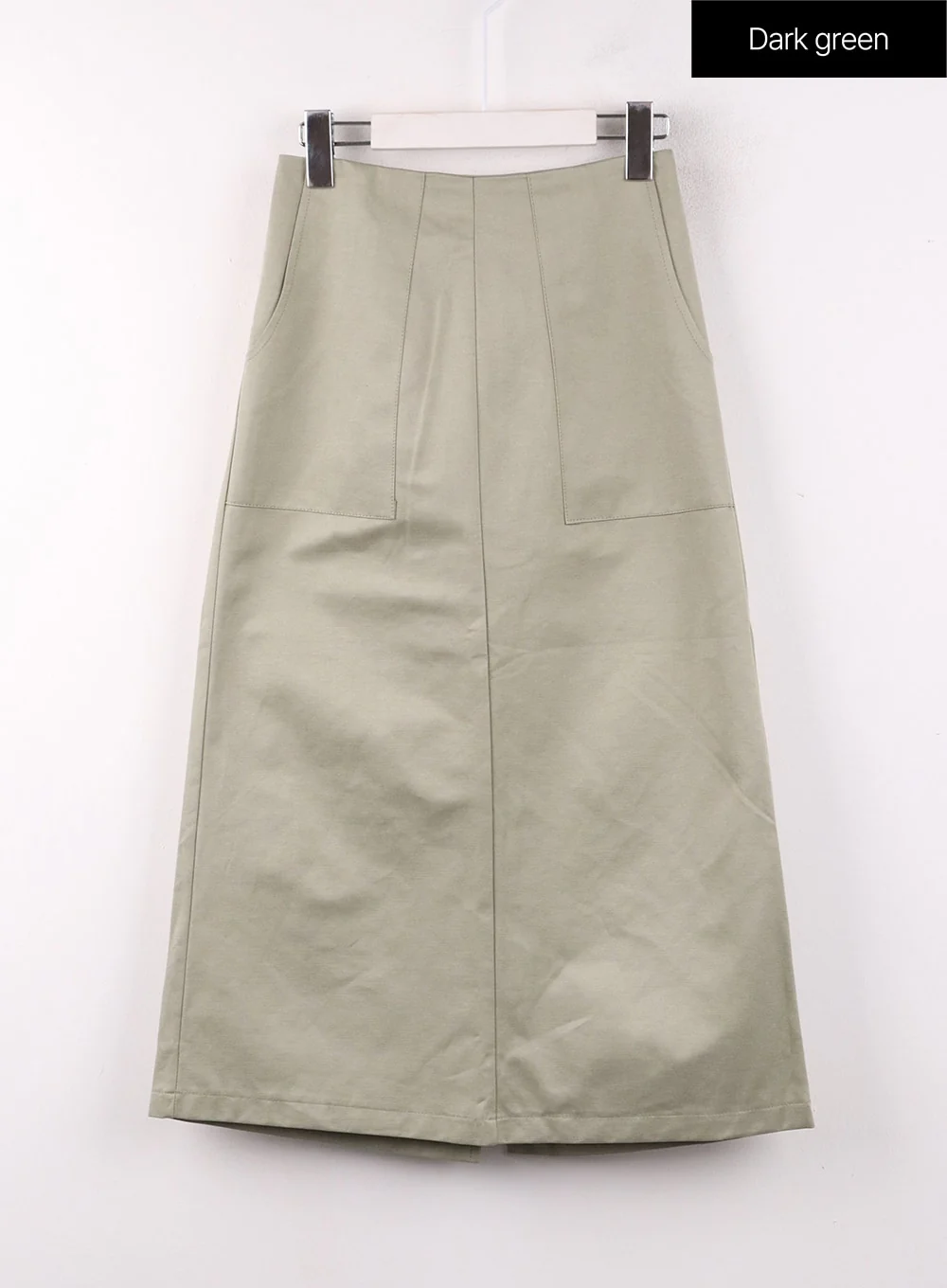 Basic Solid Mid Skirt OF406 - Image 8