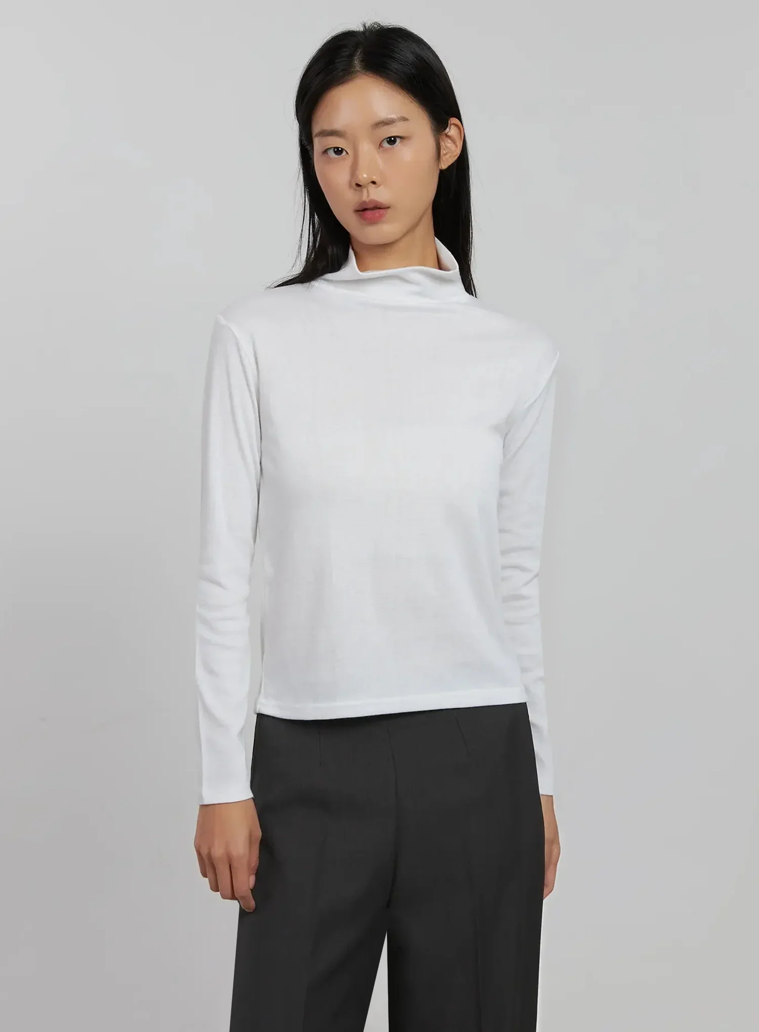 Basic Turtleneck Top IJ508 - Image 3