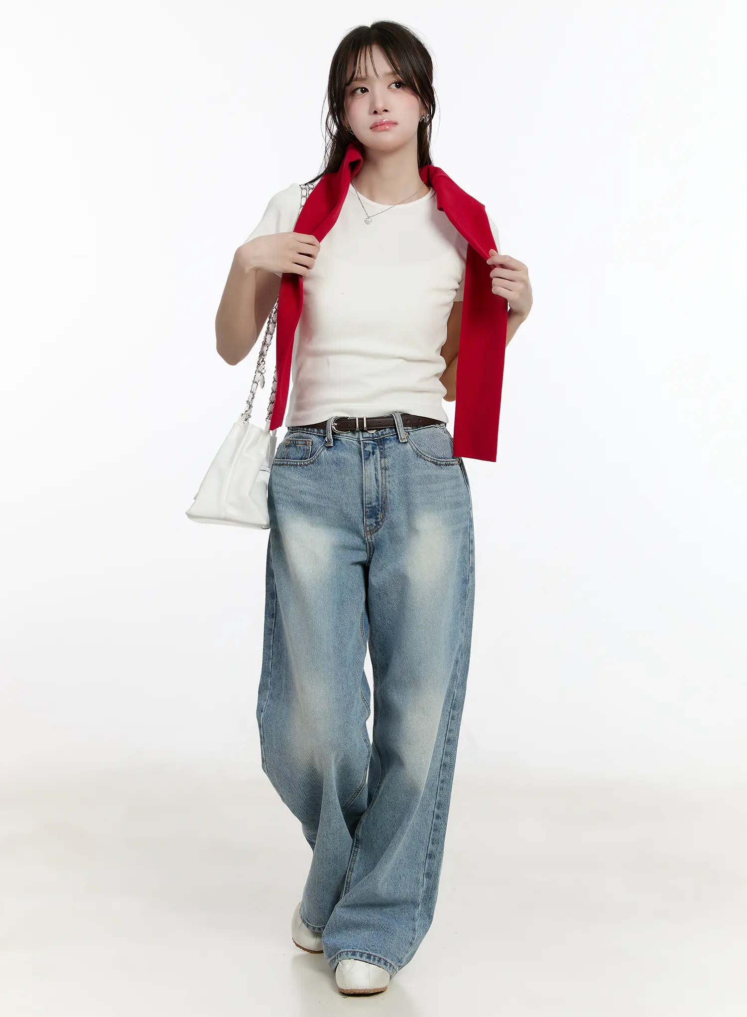 Basic U-Neck Short Sleeve Tee CM505 - Image 3
