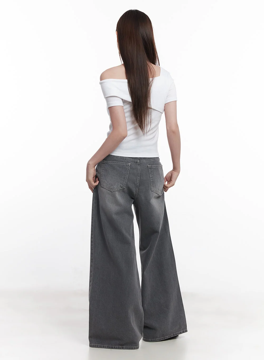 Beatriz Washed Wide-Leg Jeans CY519 - Image 6