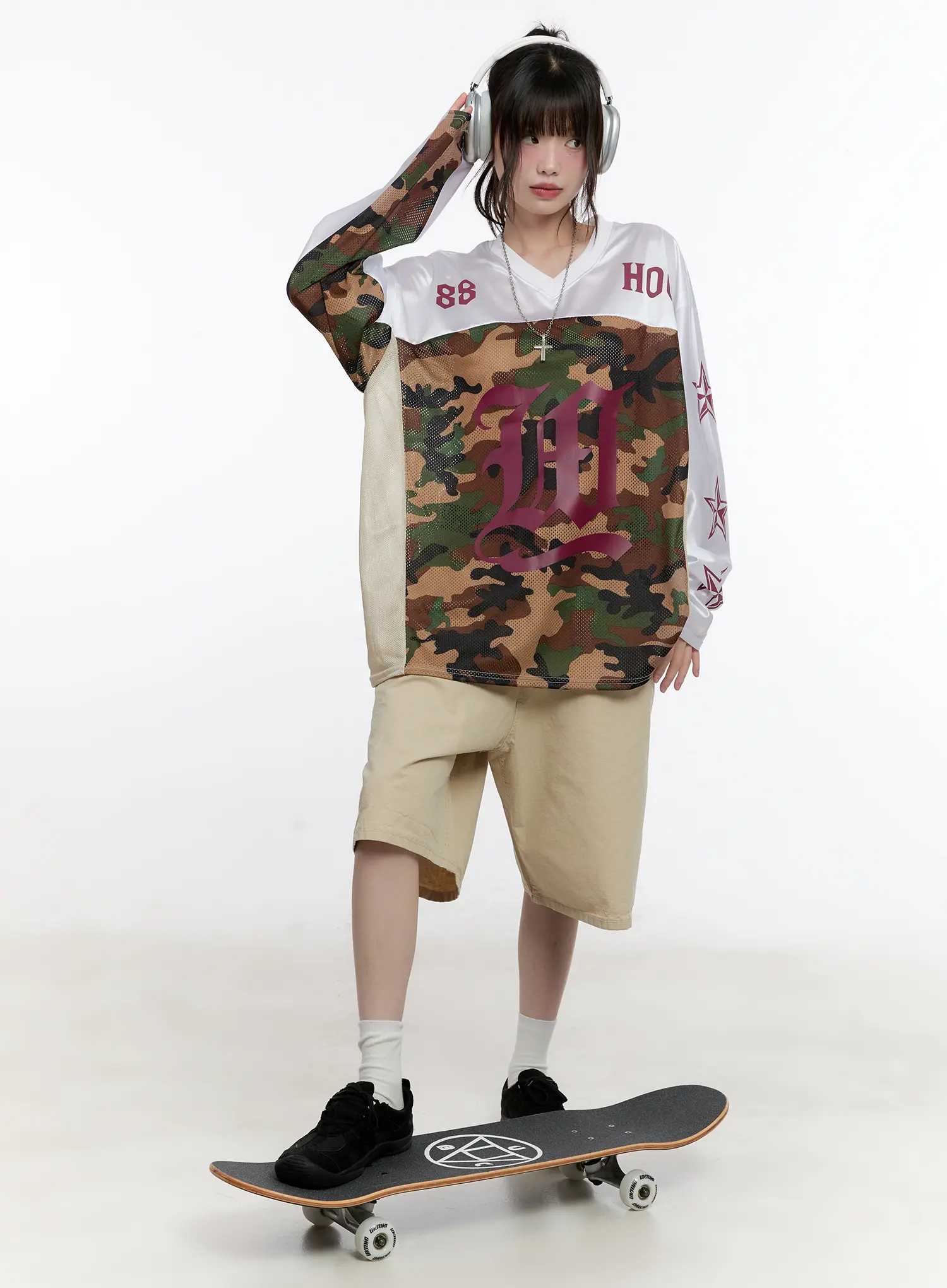 Beige Carpenter Jorts CL507 - Image 2