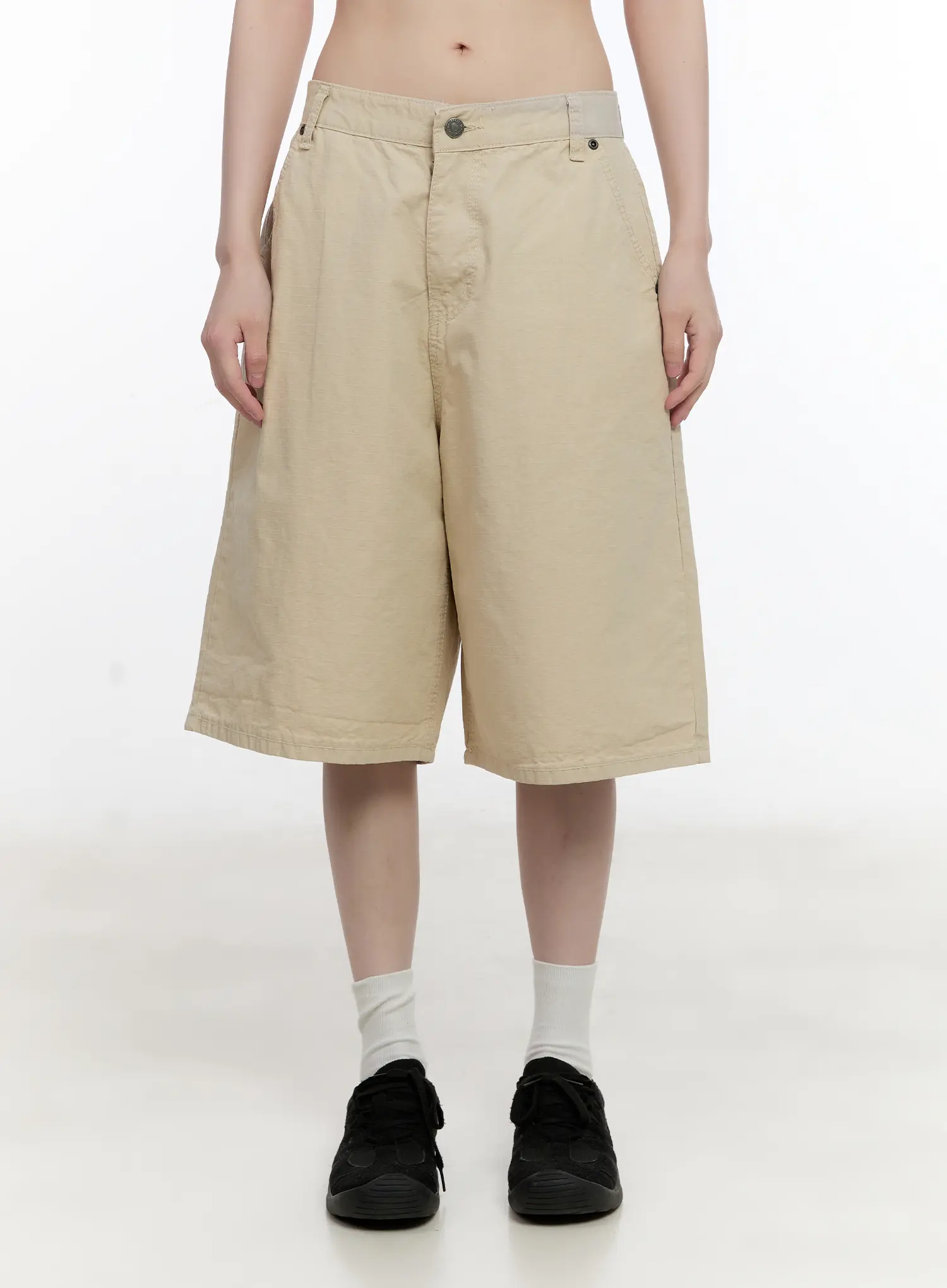 Beige Carpenter Jorts CL507 - Image 9