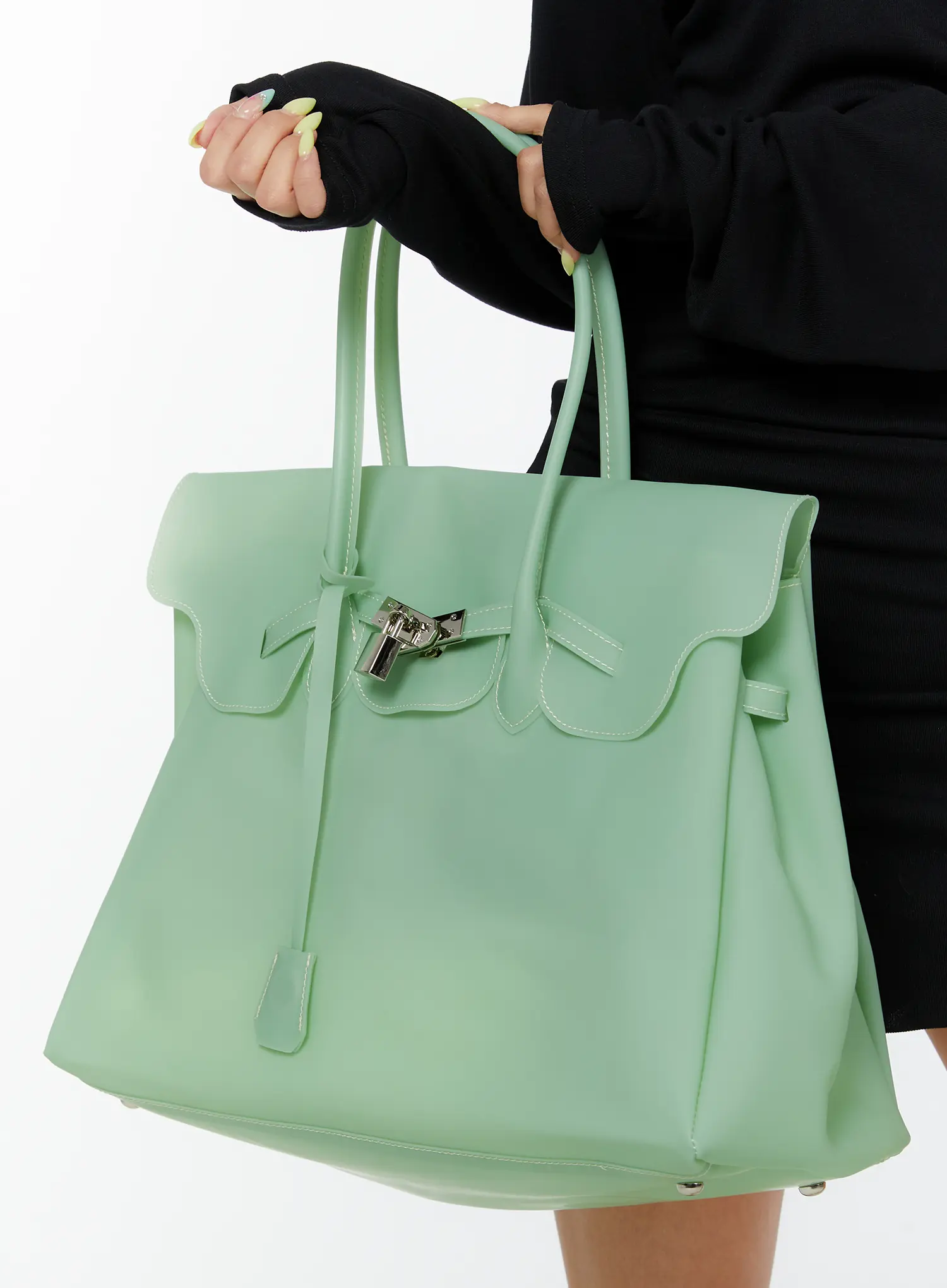Belted Oversized Jelly Bag CY521