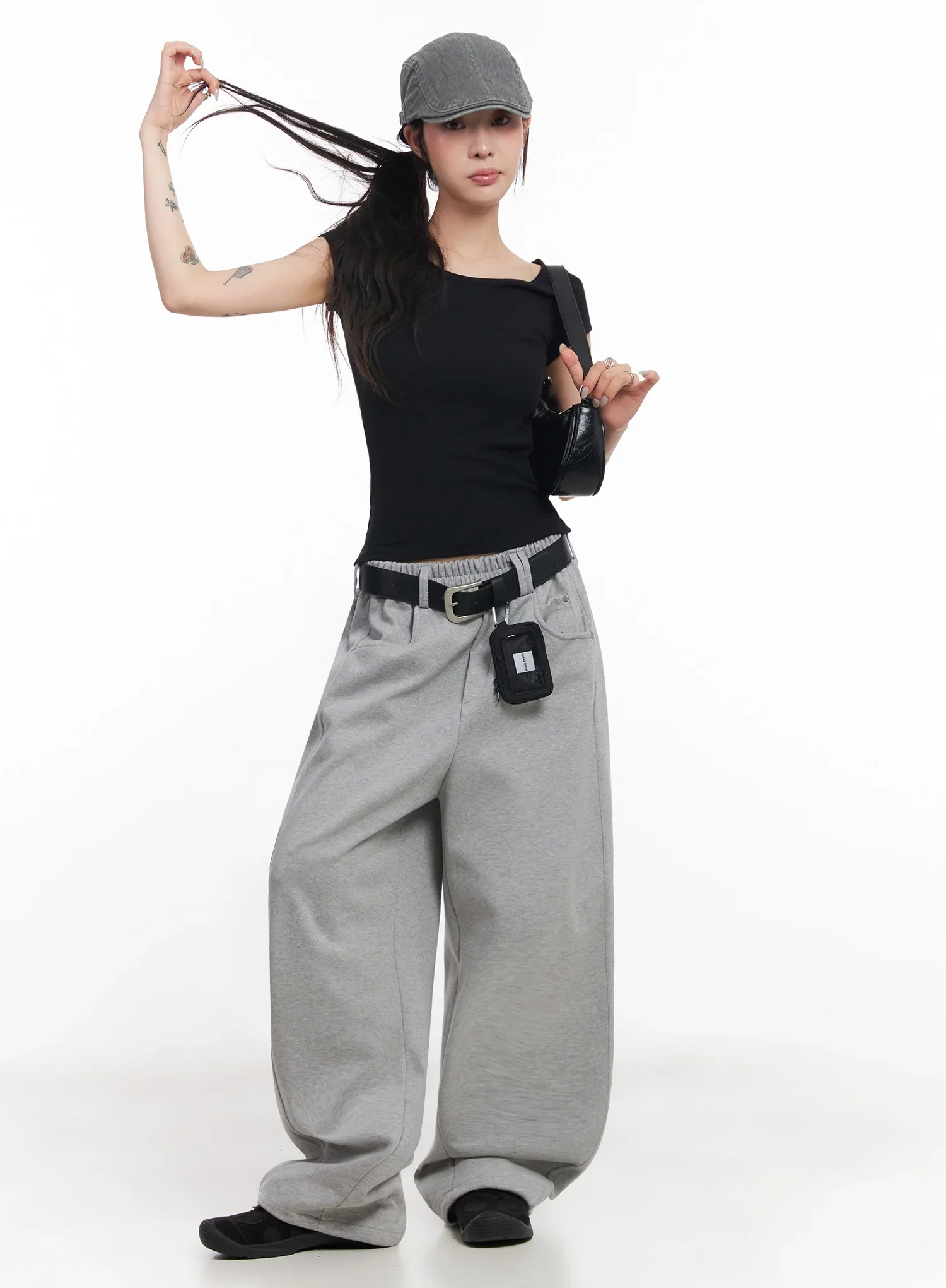 Belted Sweatpant Joggers IC503