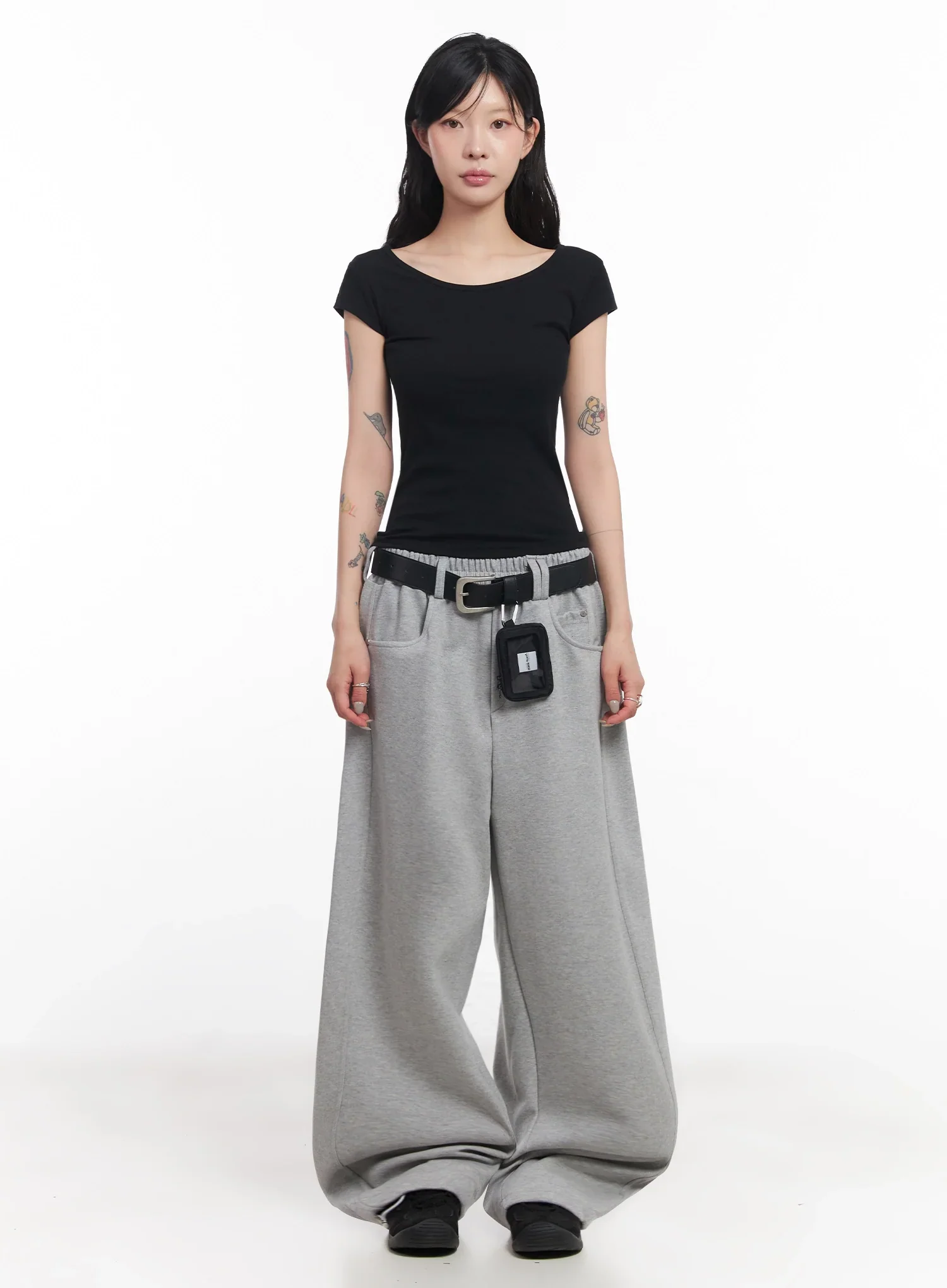 Belted Sweatpant Joggers IC503 - Image 5
