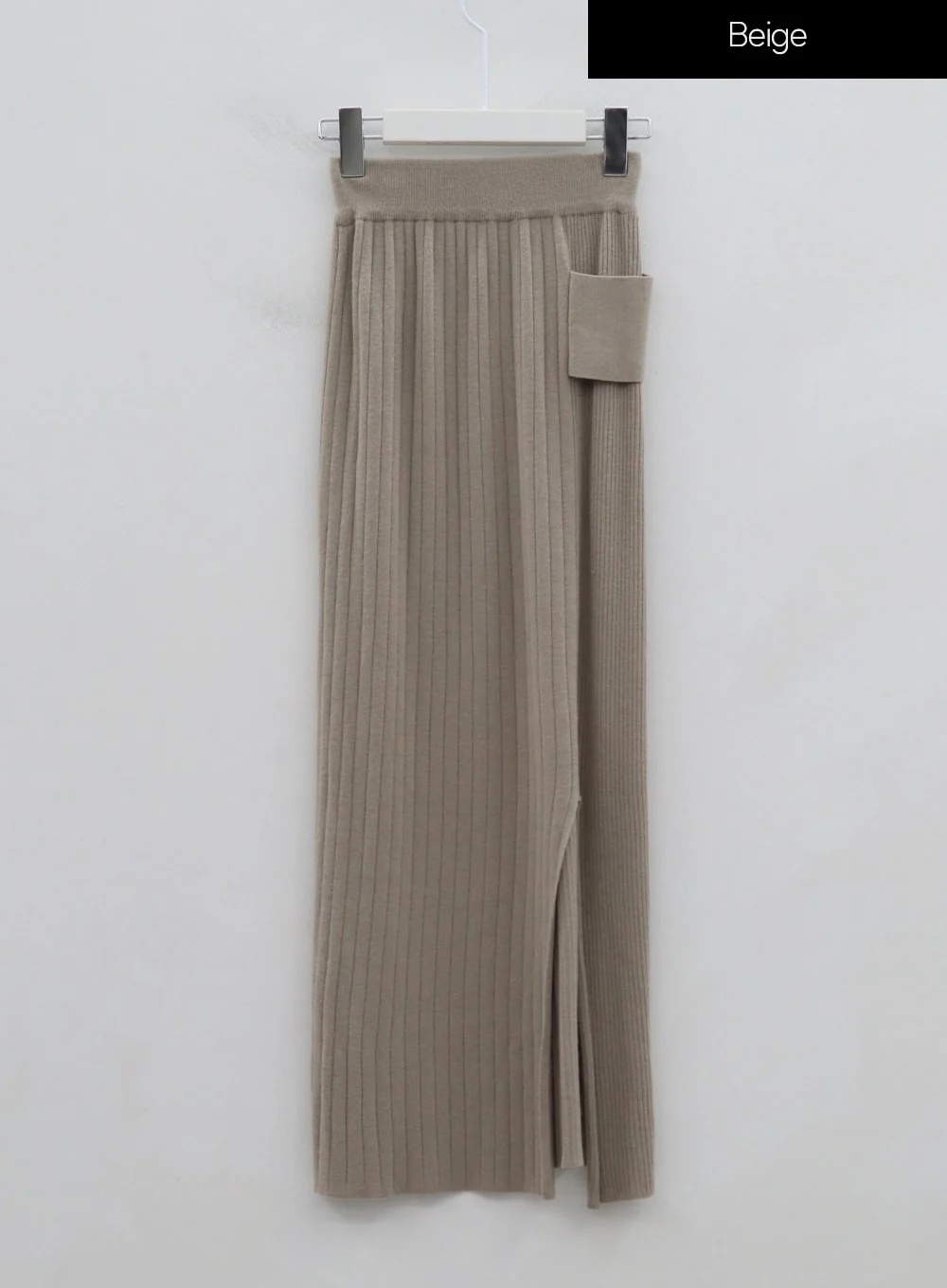 Bending Slit H-Line Long Skirt IS15 - Image 11