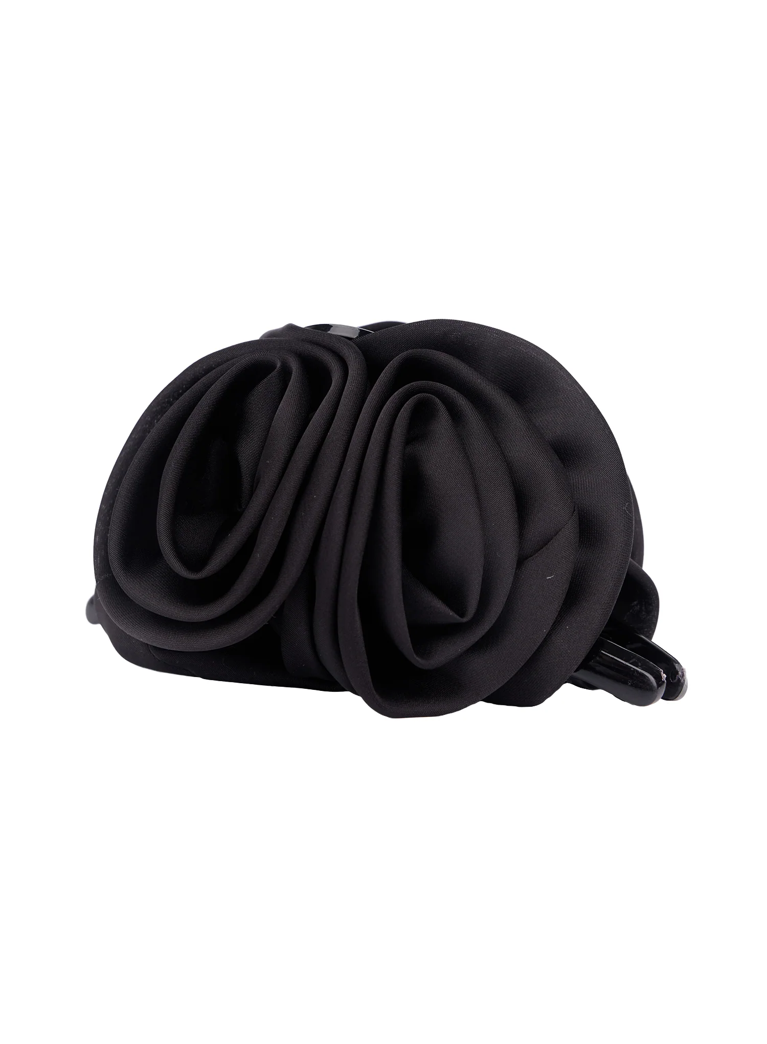Black Floral Hair Clip CM519 - Image 7