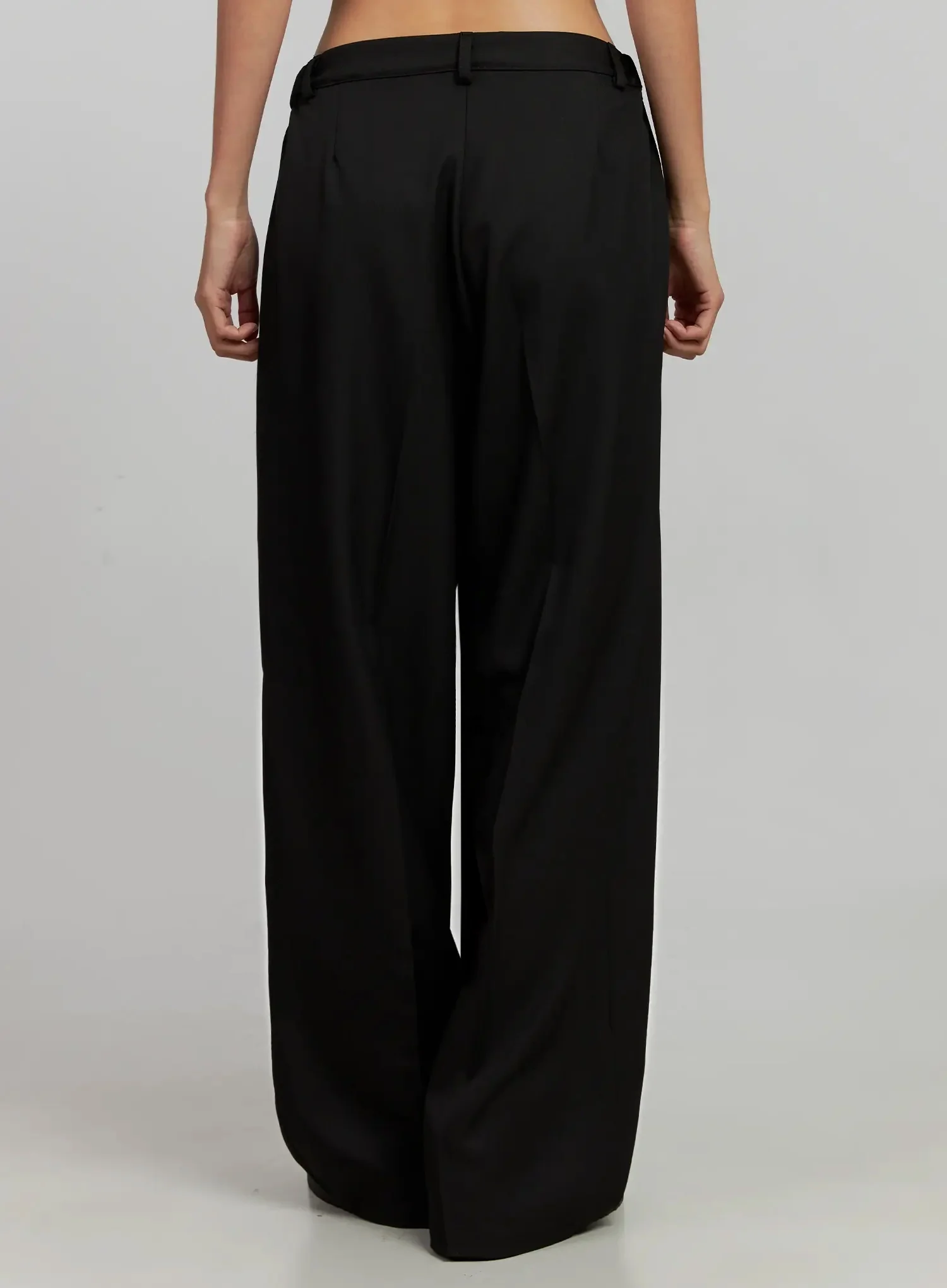 Black Oversized Slacks IJ505 - Image 13