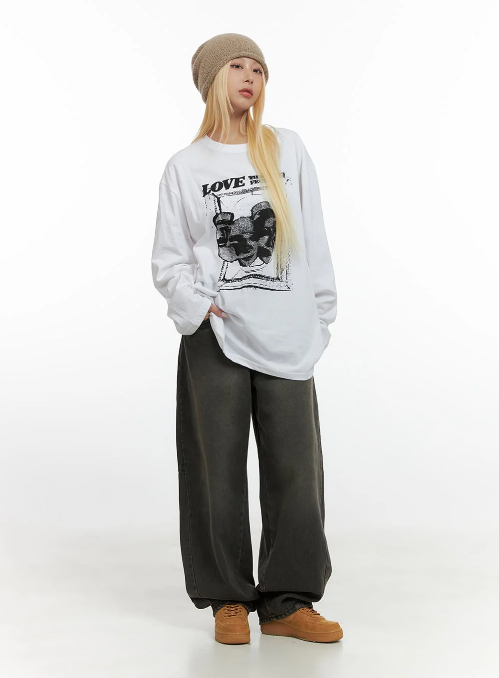 Blair Casual Washed Baggy Cotton Jeans CS425 - Image 2
