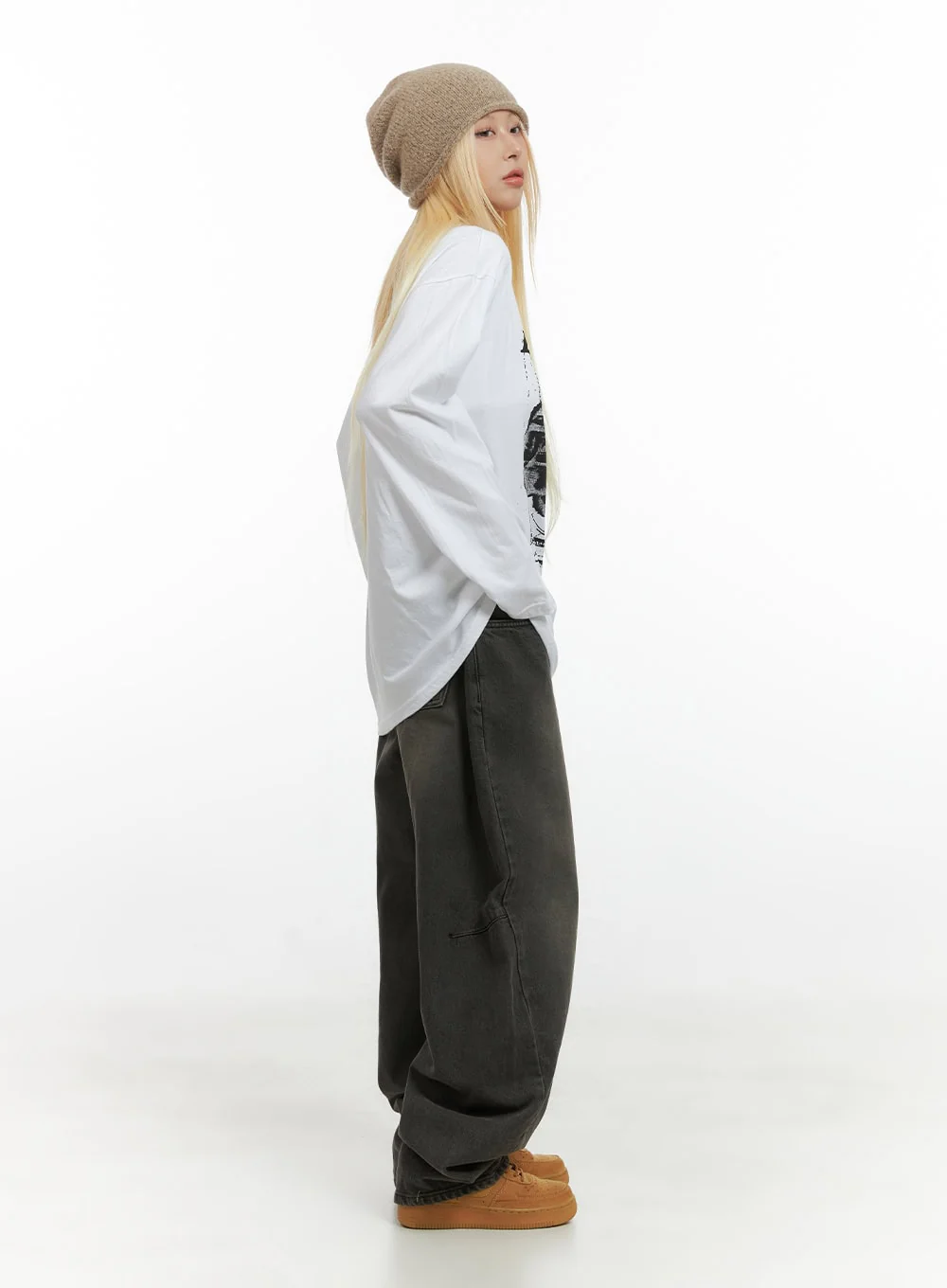 Blair Casual Washed Baggy Cotton Jeans CS425 - Image 4