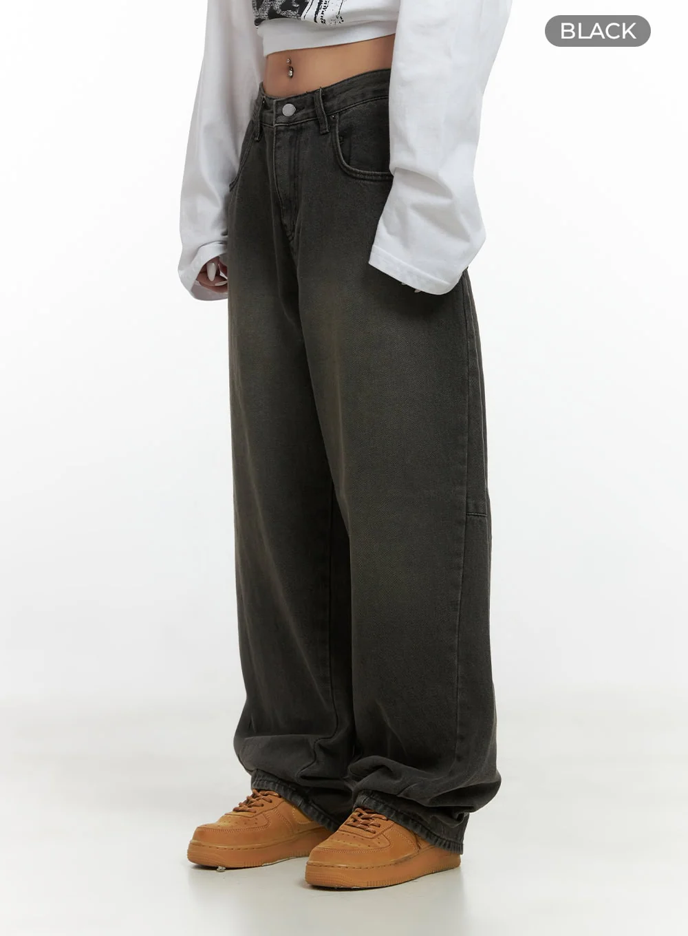 Blair Casual Washed Baggy Cotton Jeans CS425 - Image 6