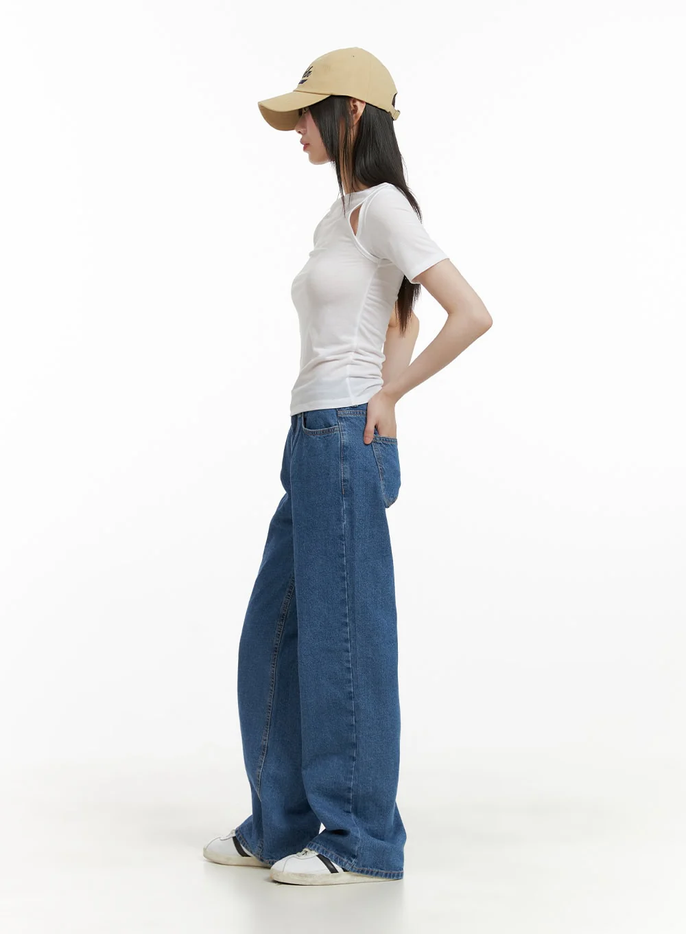 Blue Straight Leg Jeans CY428 - Image 6