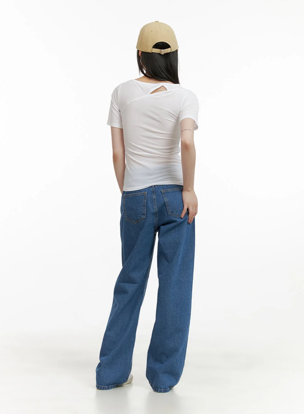 Blue Straight Leg Jeans CY428 - Image 7