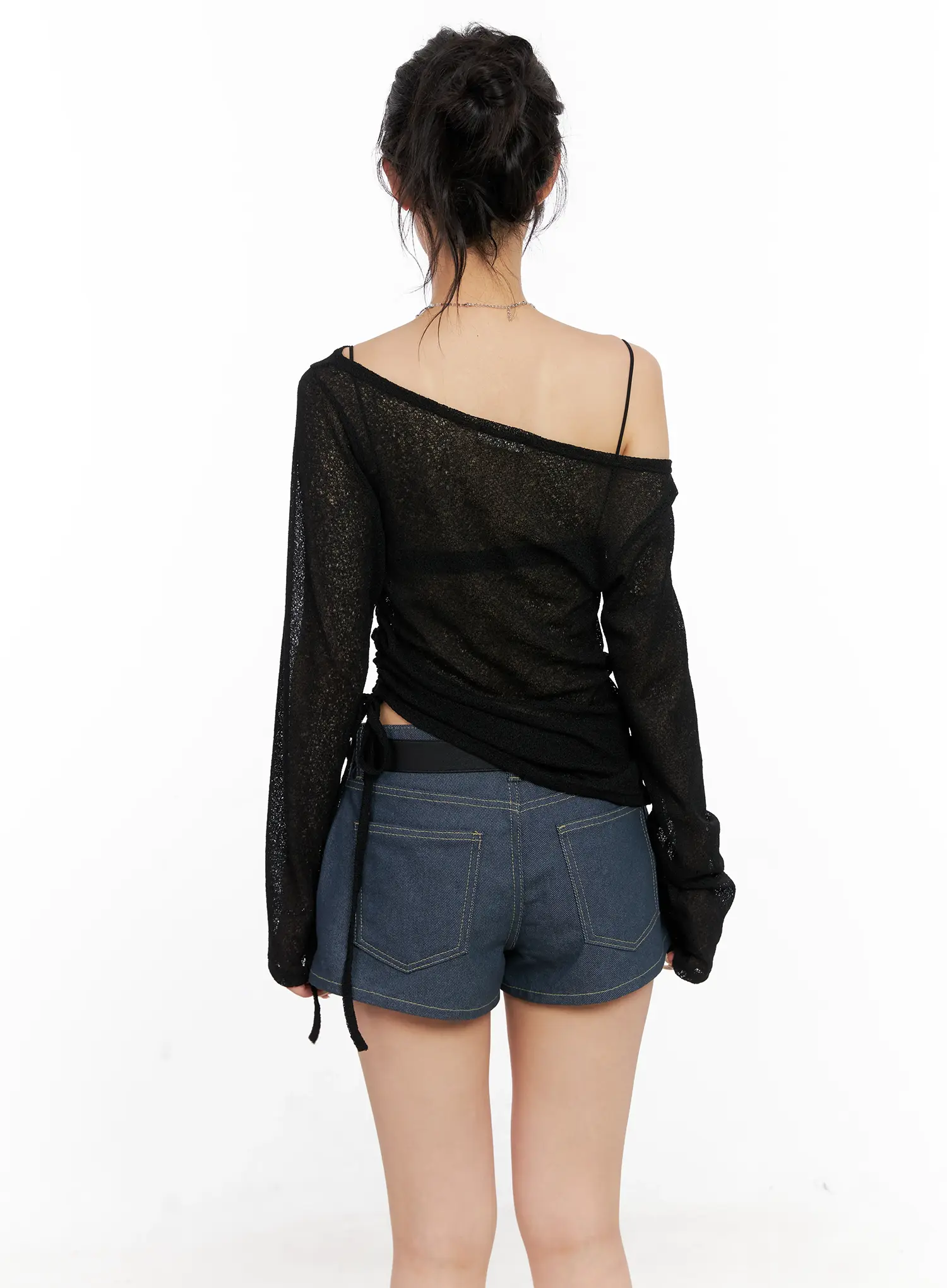 Boatneck Off-Shoulder Long Sleeve CL525 - Image 7
