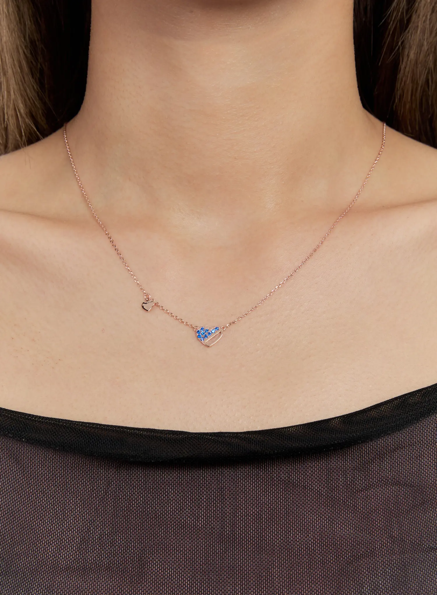 Boho Heart Necklace IS517 - Image 3