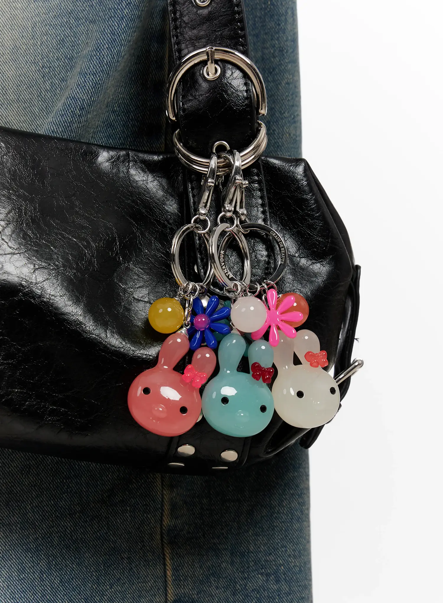 Bold Bunny Keychain CO503 - Image 2