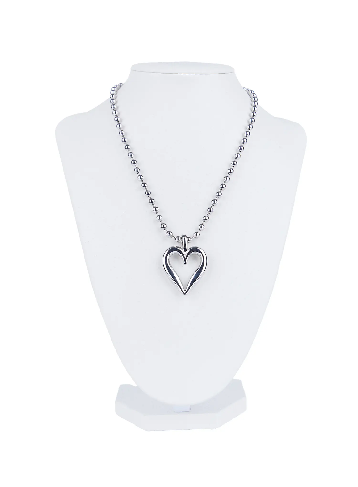 Bold Heart Necklace CL524 - Image 5