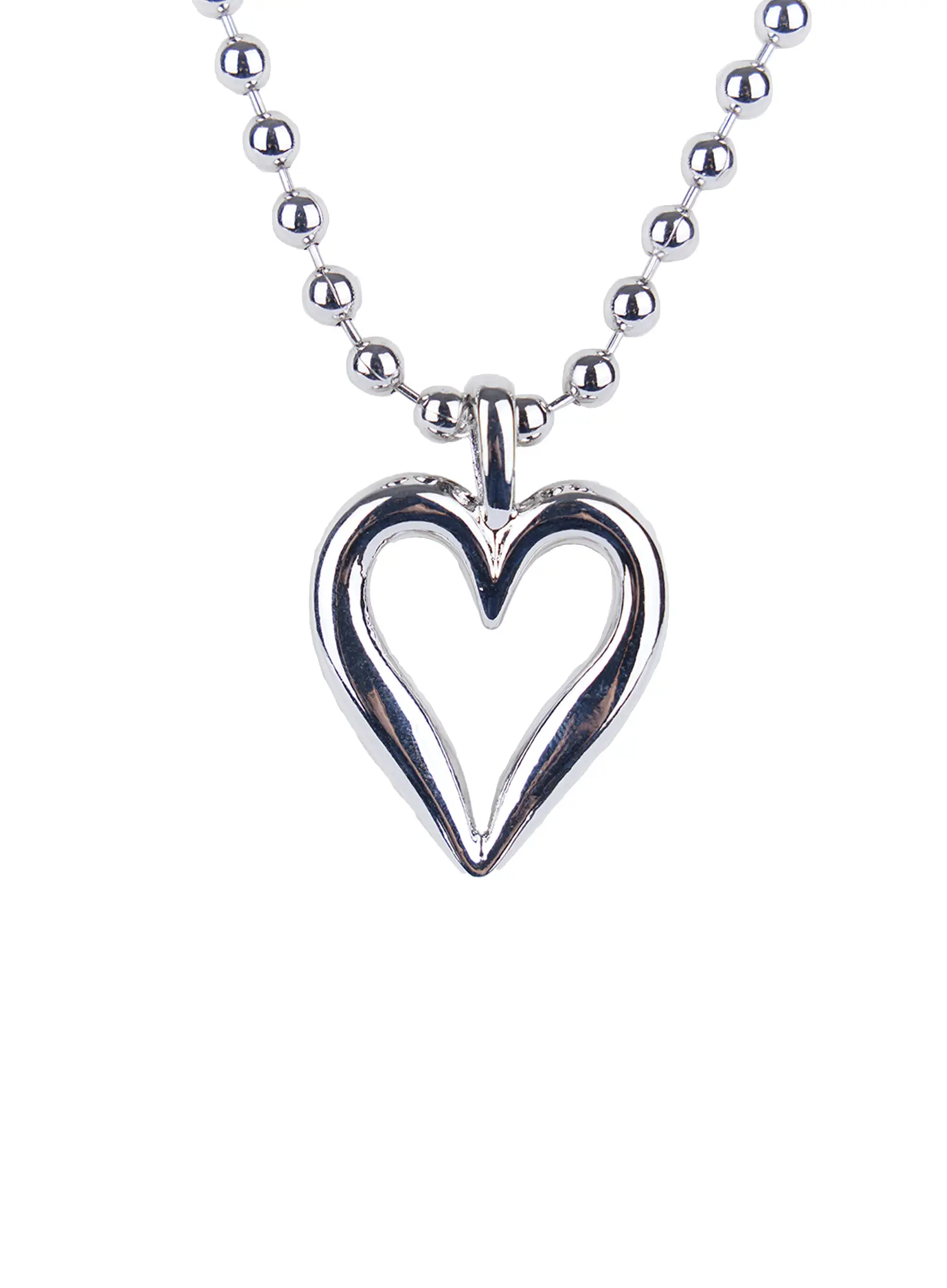 Bold Heart Necklace CL524 - Image 6