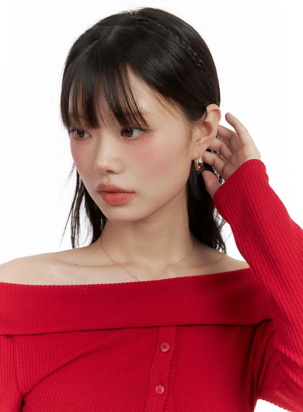 Bold Ring Earrings IO418 - Image 2