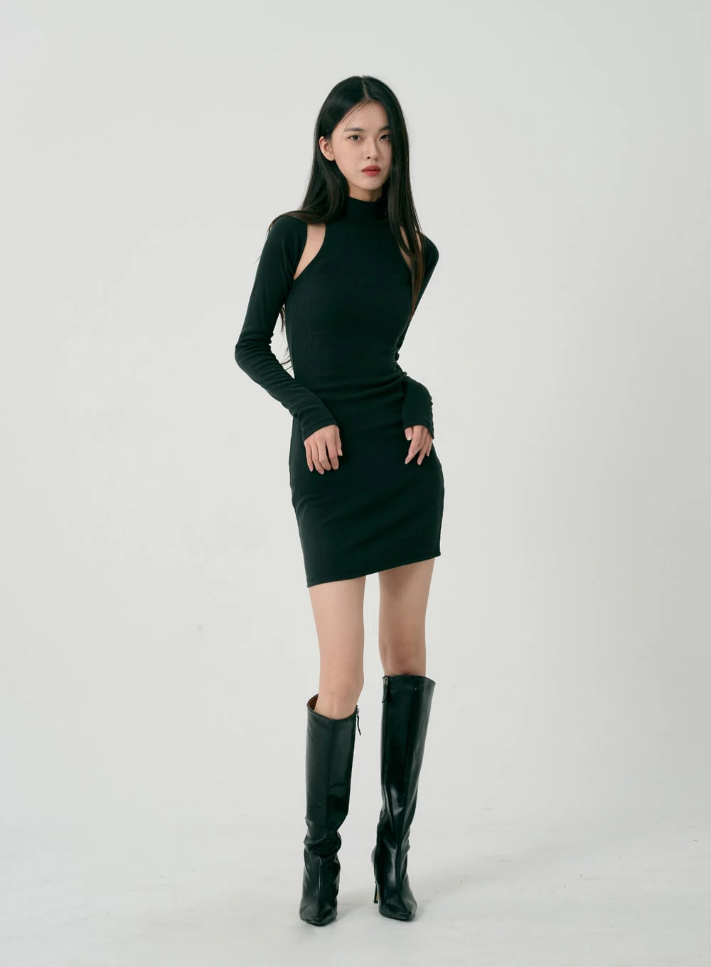 Bolero And Sleeveless Mini Dress Set ID07 - Image 8
