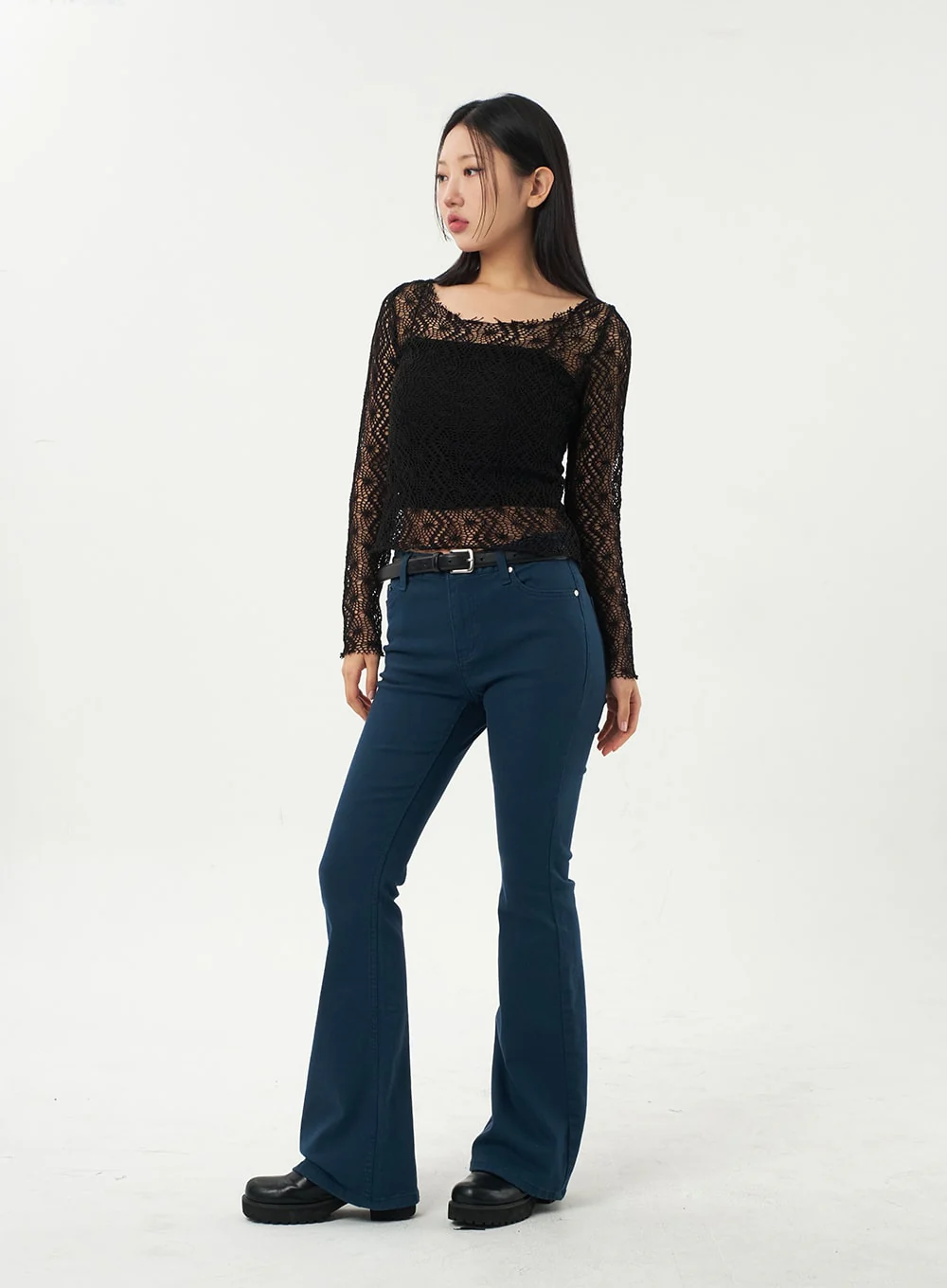 Bootcut Cotton Pants CA325 - Image 10