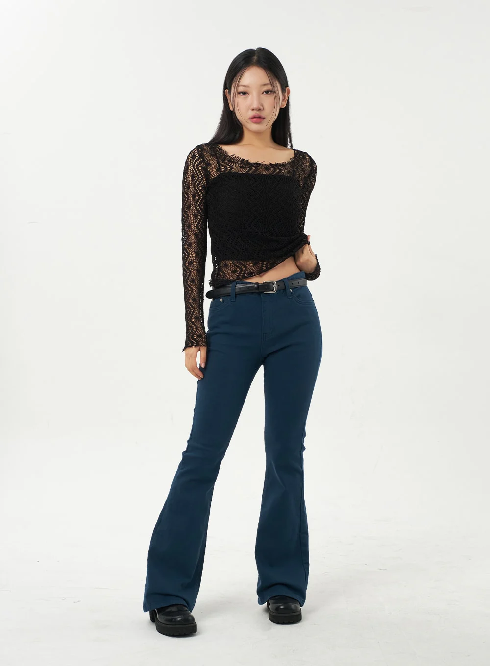 Bootcut Cotton Pants CA325 - Image 4