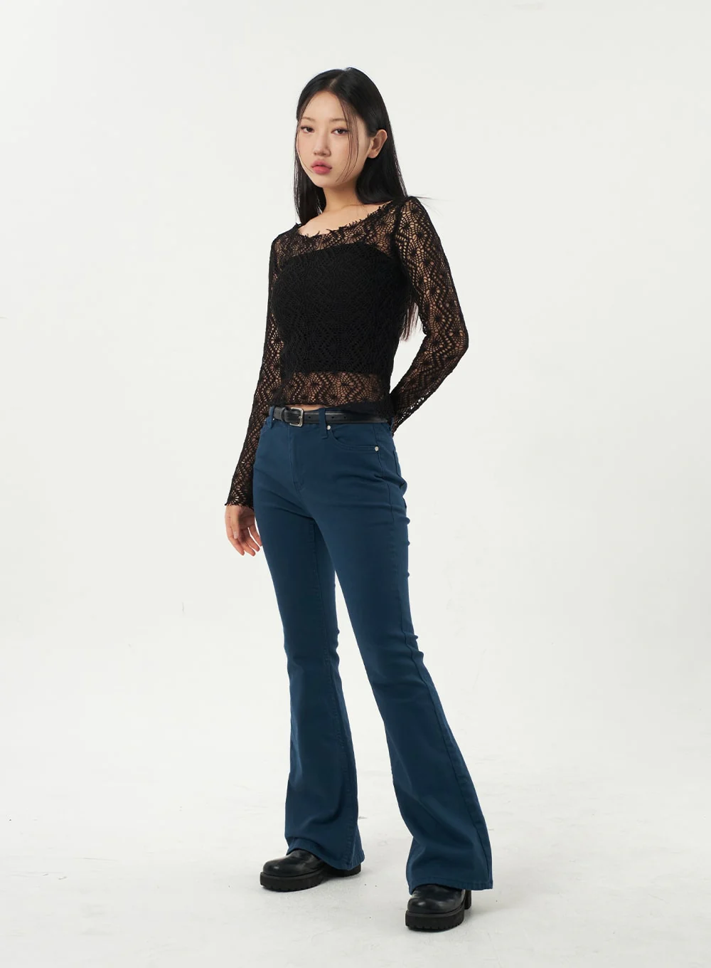 Bootcut Cotton Pants CA325 - Image 8