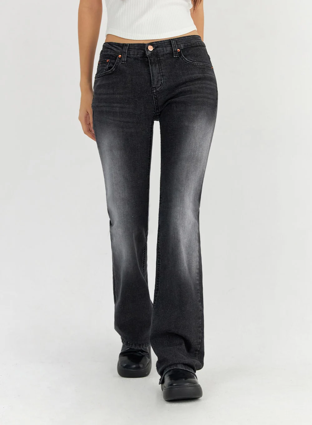 Bootcut Washed Jeans CO325 - Image 9