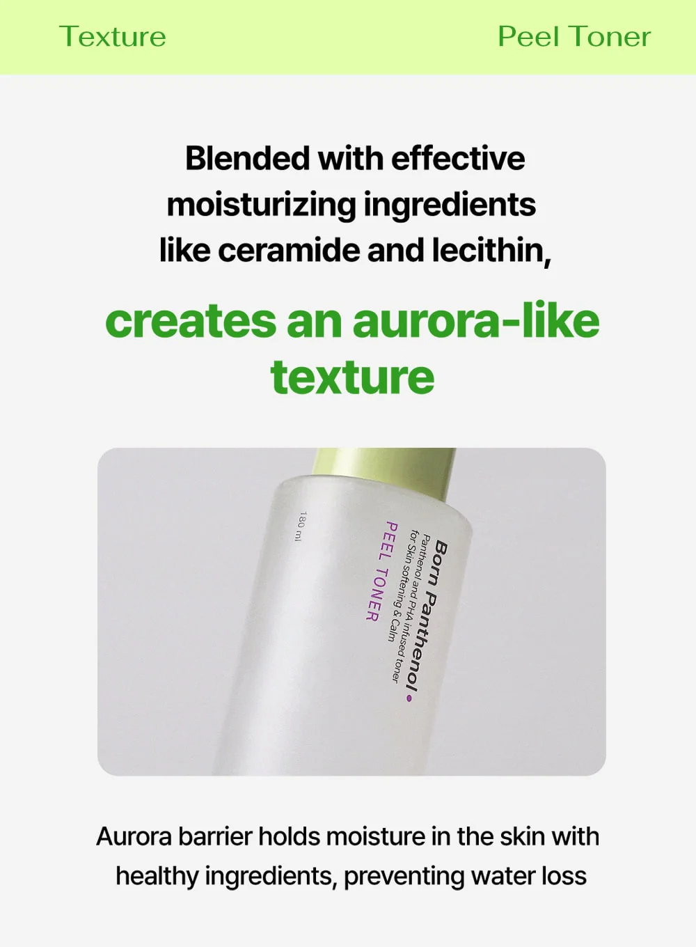 Born Panthenol Peel Toner (180ml) - Image 15