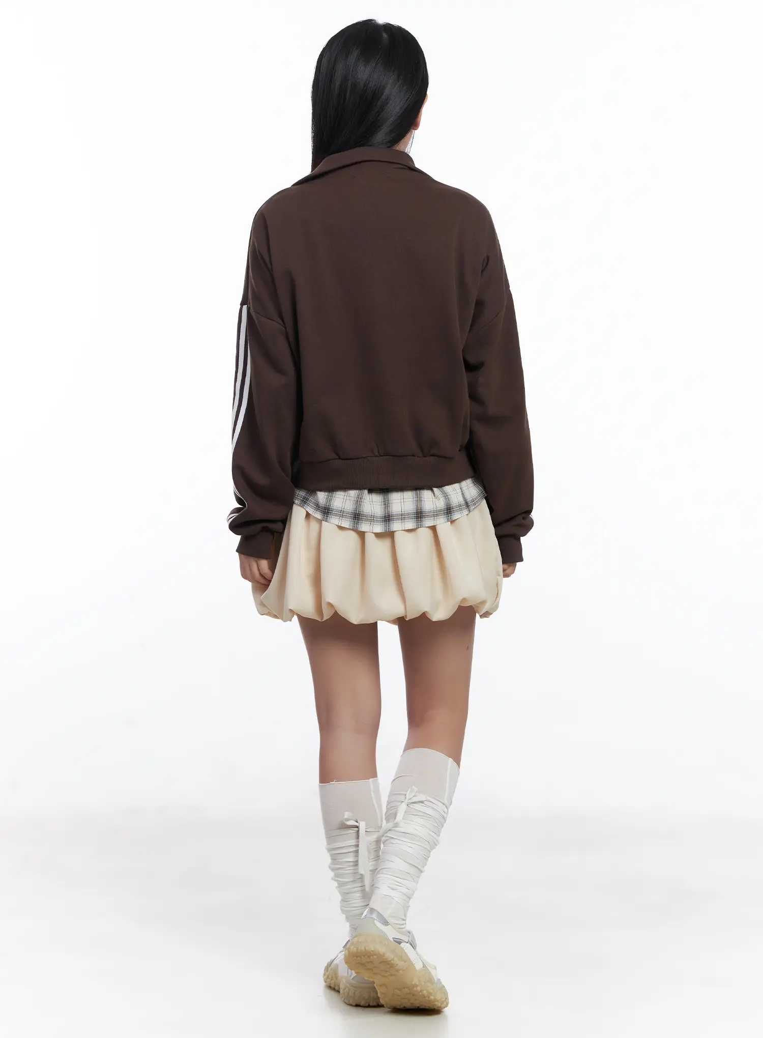 Bubble Hem Mini Skirt CJ530 - Image 7
