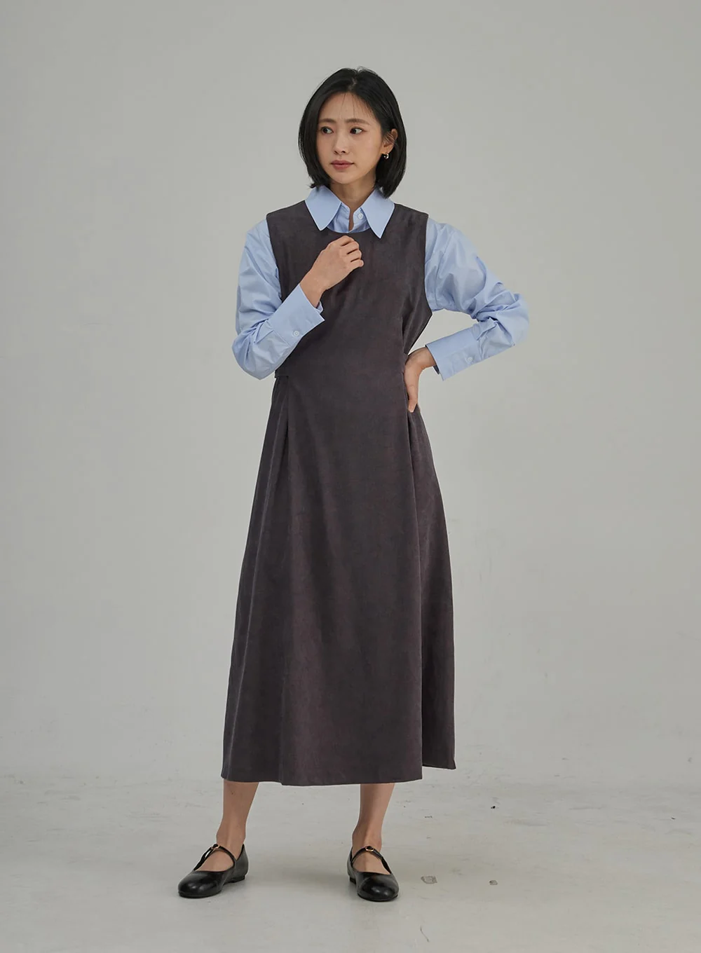 Buckle Round Mary Jane Flats OJ305 - Image 11