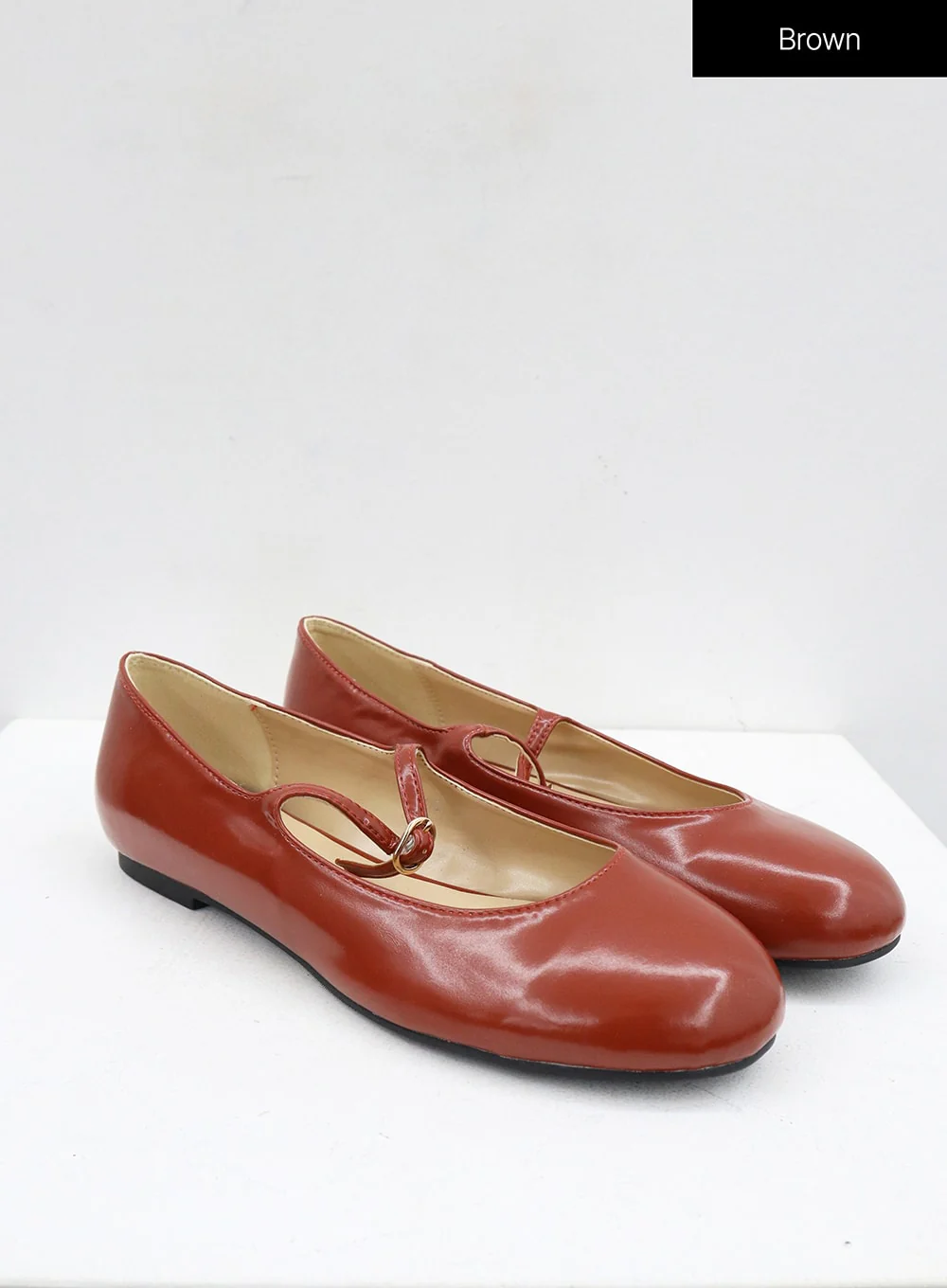 Buckle Round Mary Jane Flats OJ305 - Image 15