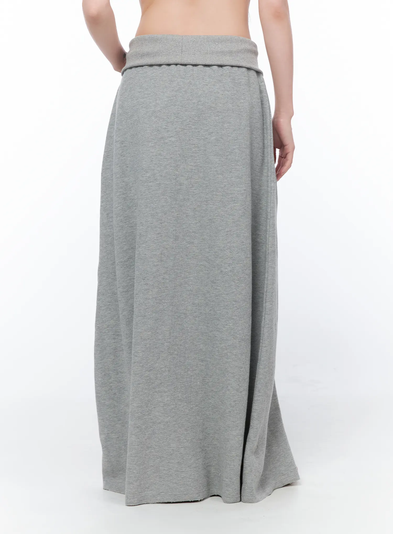 Button Foldover Maxi Skirt CA528 - Image 6