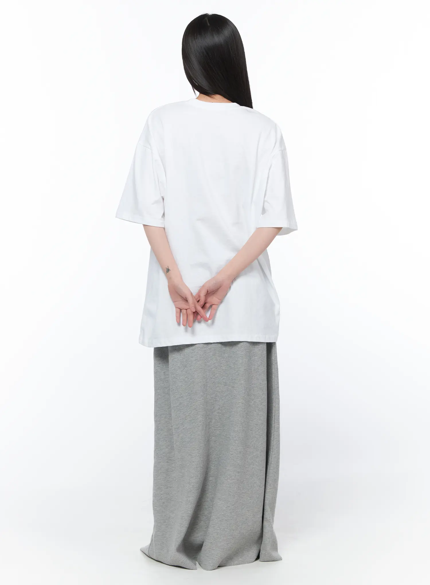 Button Foldover Maxi Skirt CA528 - Image 7