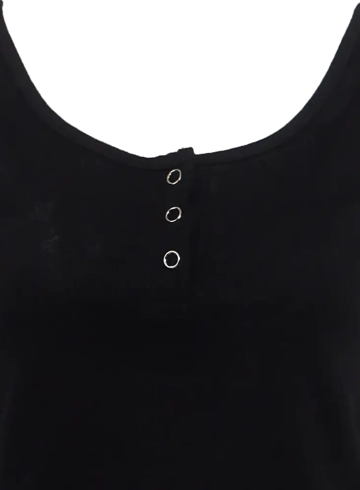 Buttoned Sleeveless Top IC503 - Image 2