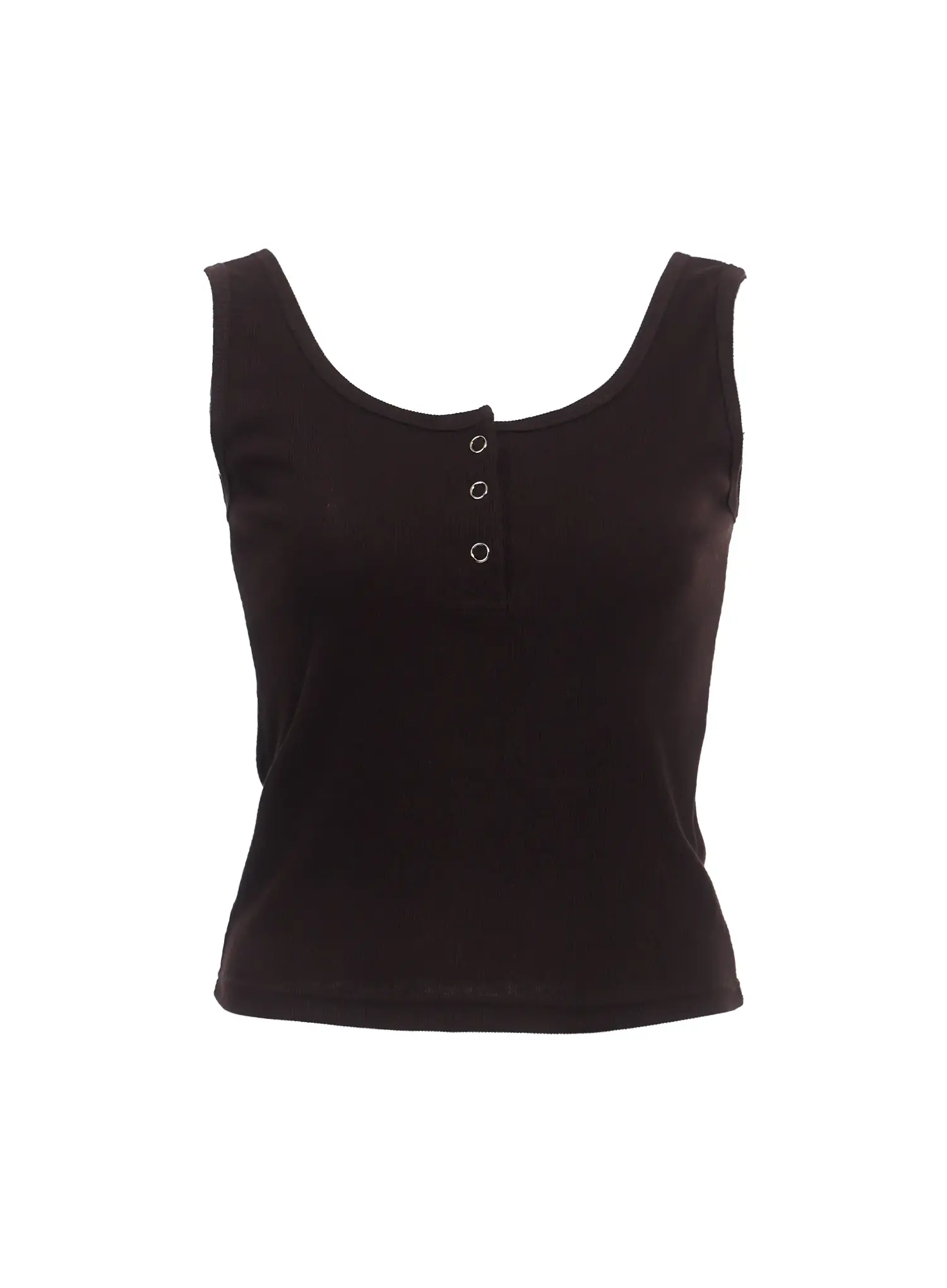 Buttoned Sleeveless Top IC503 - Image 6