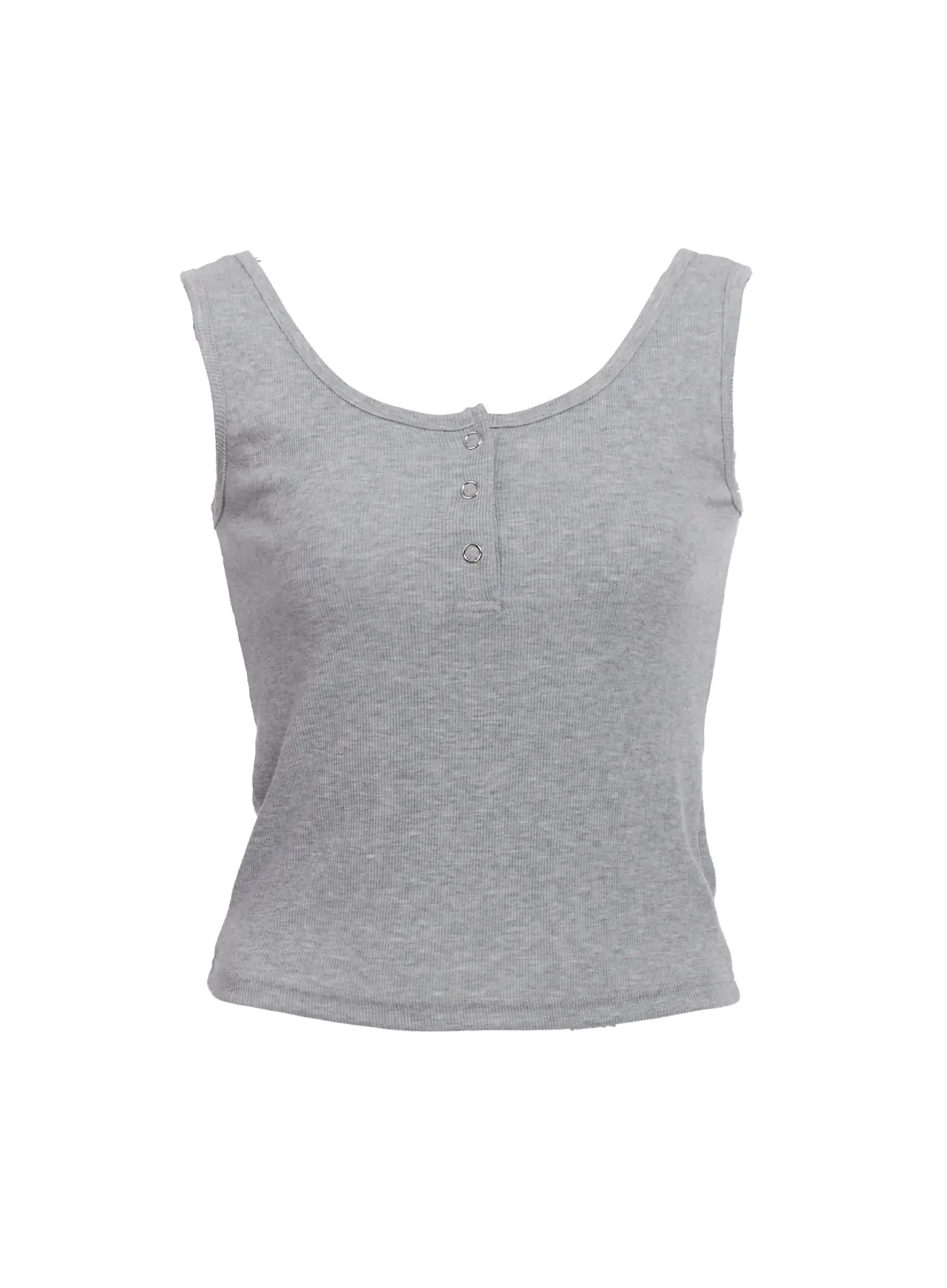 Buttoned Sleeveless Top IC503 - Image 7