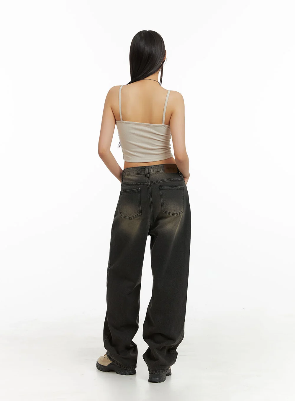 Buttoned Slim Crop Cami Top IA417 - Image 7