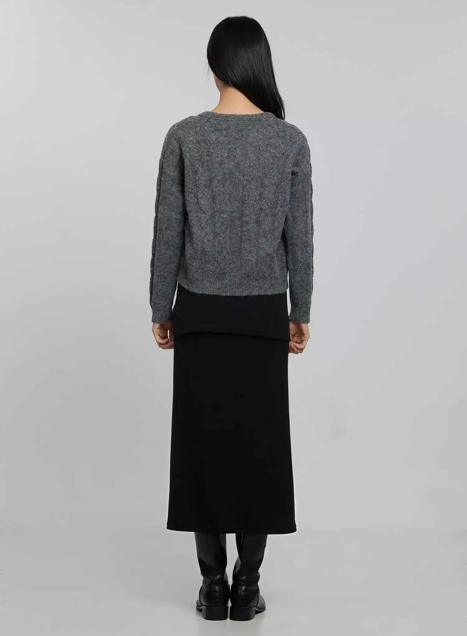 Cable Knit Cardigan ID516 - Image 7