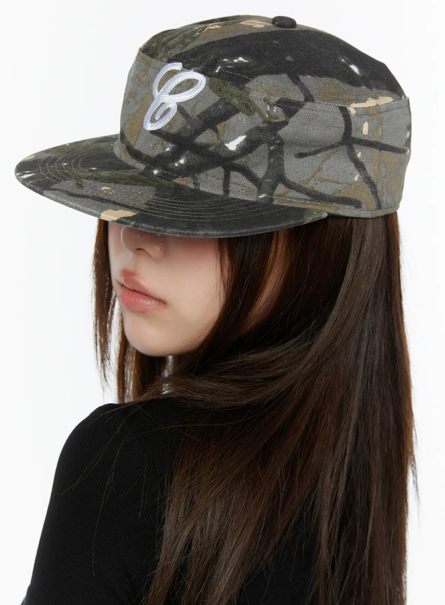 Camo Initial Flap Cap CY519