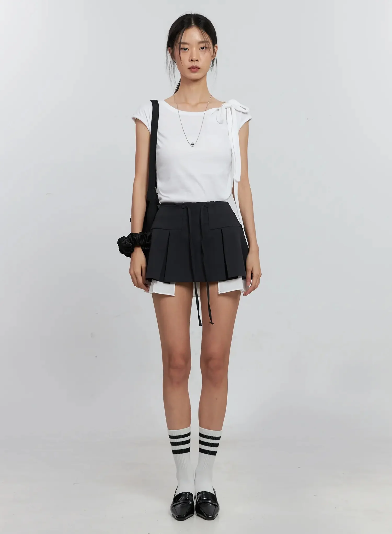 Cap Sleeve Bow Tie Top IS516 - Image 14
