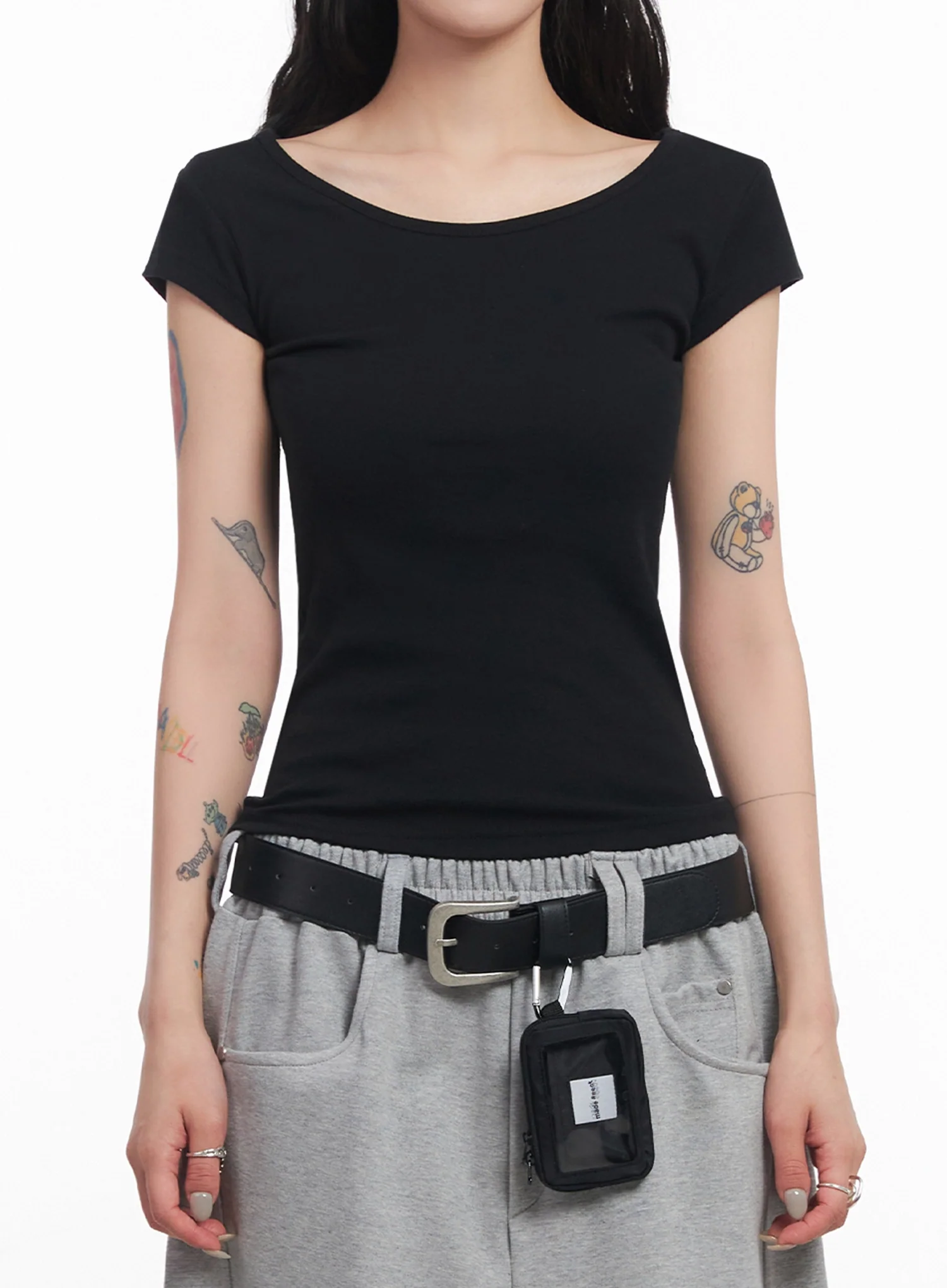 Cap-Sleeve T-Shirt IC503 - Image 3