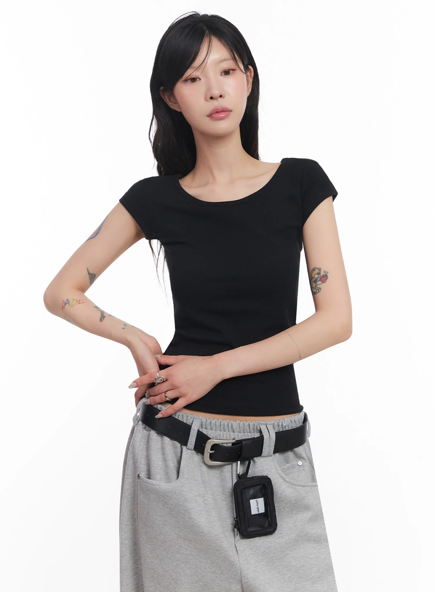 Cap-Sleeve T-Shirt IC503 - Image 7