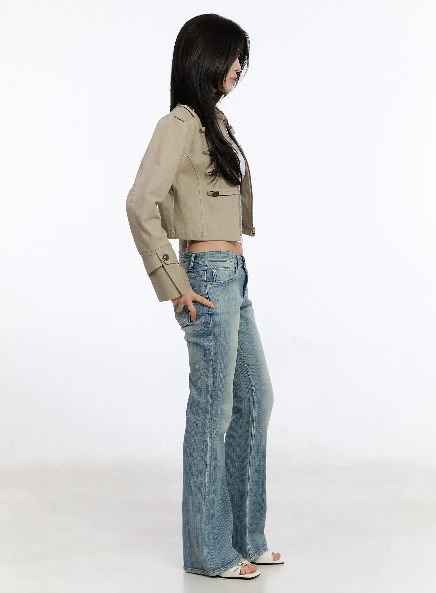 Capu Low Rise Bootcut Jeans CA506 - Image 5