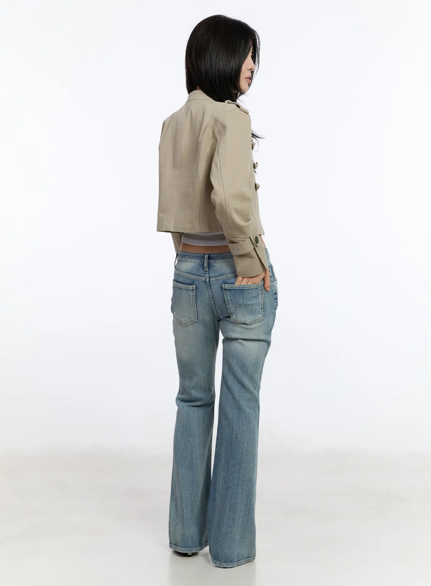 Capu Low Rise Bootcut Jeans CA506 - Image 7