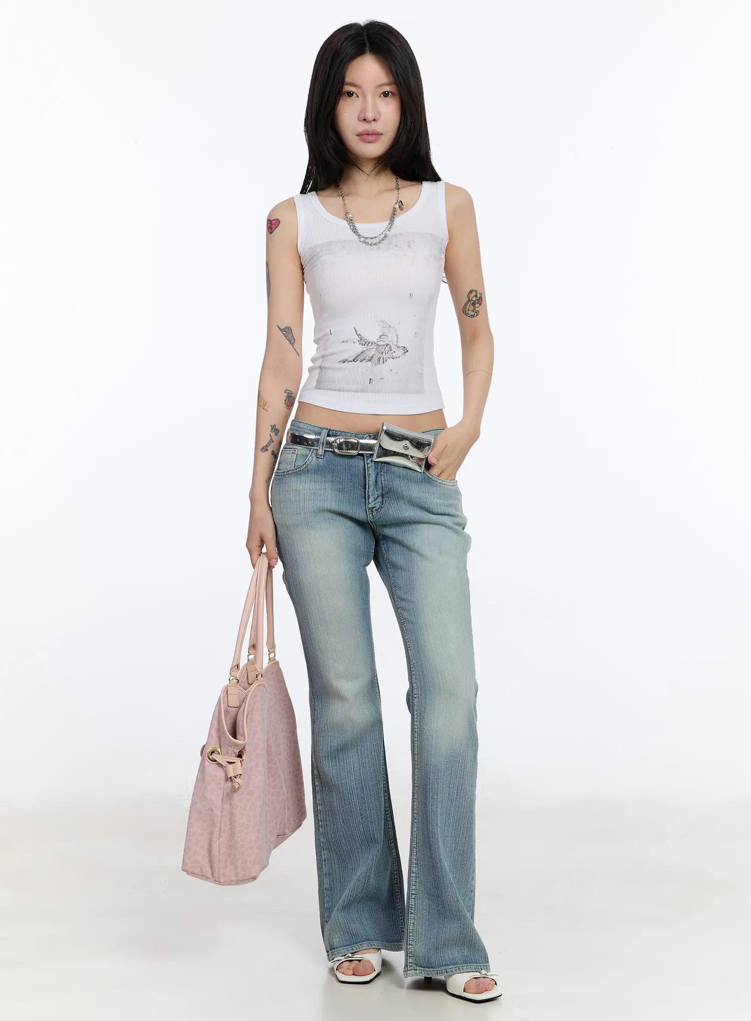 Capu Low Rise Bootcut Jeans CA506 - Image 8
