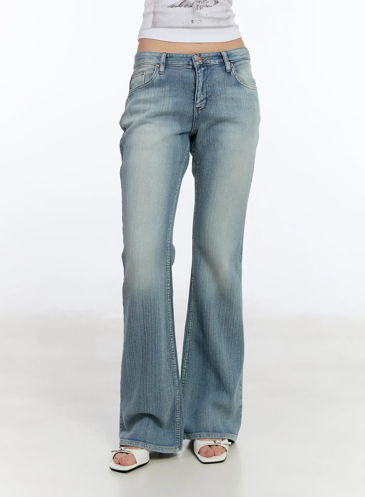 Capu Low Rise Bootcut Jeans CA506 - Image 9