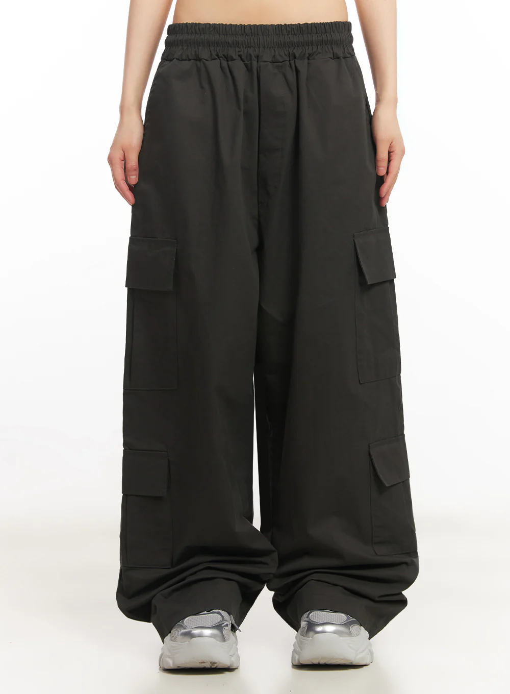 Cargo Baggy Windbreaker Pants IY502 - Image 4